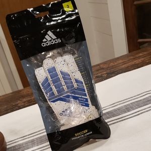 Adidas predator youth soccer gloves size 3
